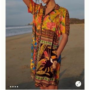 FARM Rio for Anthropologie Grazia Mini Dress Small